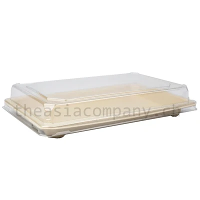 TAC Bagasse Sushi-Tray & Deckel 500 Stk / Krt_1