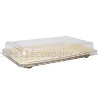 TAC Bagasse Sushi-Tray & Deckel 500 Stk / Krt