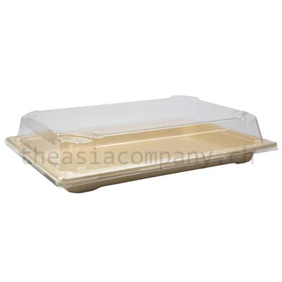 TAC Bagasse Sushi-Tray & Deckel 300 Stk / Krt_1